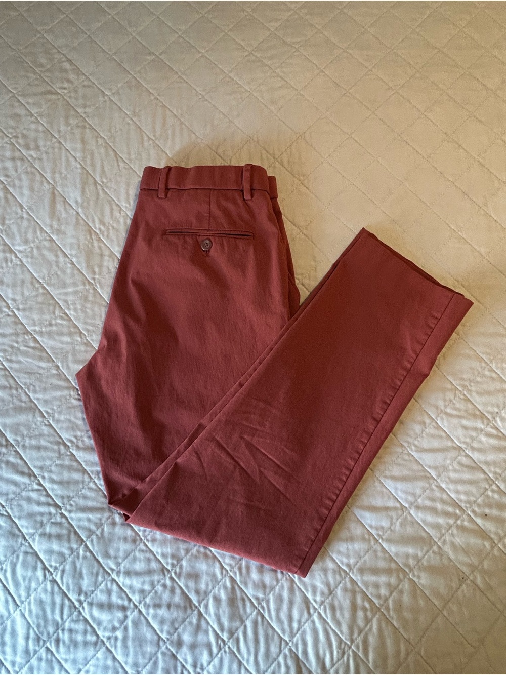 Tommy Hilfiger Slim Chino Pants in Brick Red